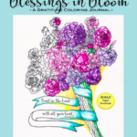 Color My Moods Blessings in Bloom Coloring Journal